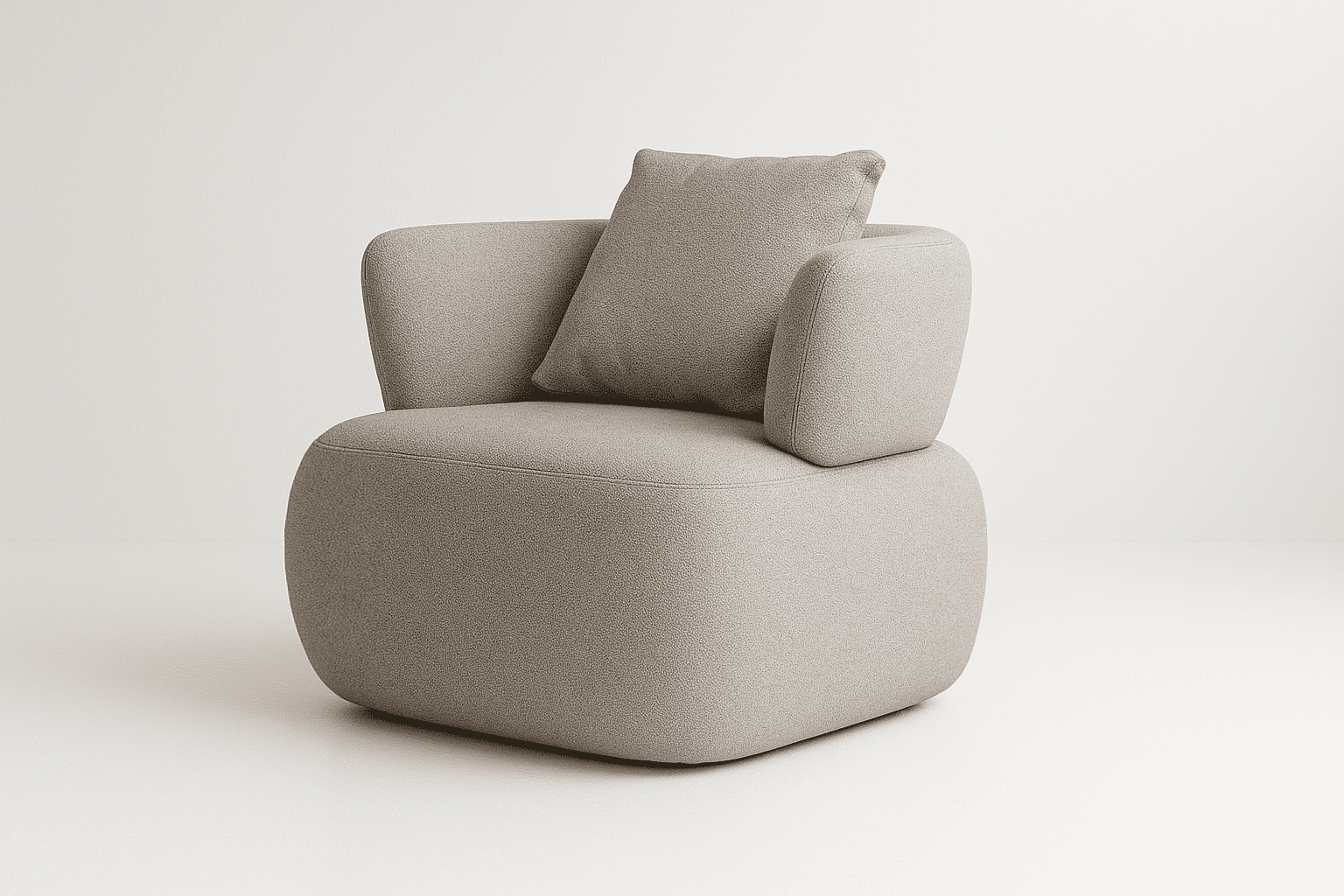 SILLÓN OVO gris
