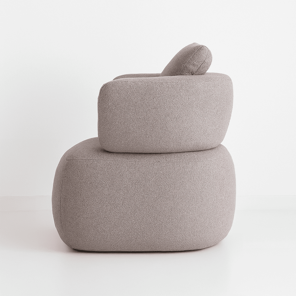 SILLÓN OVO gris