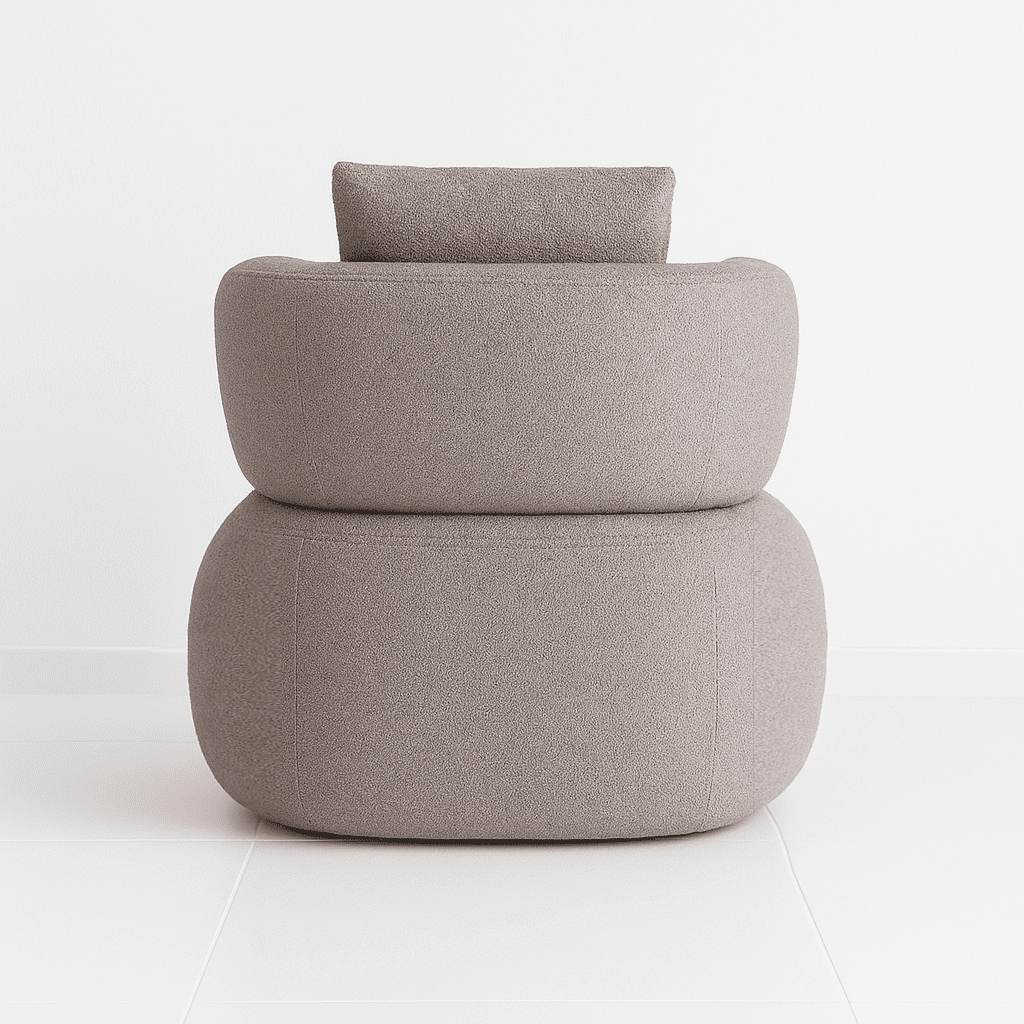 SILLÓN OVO gris