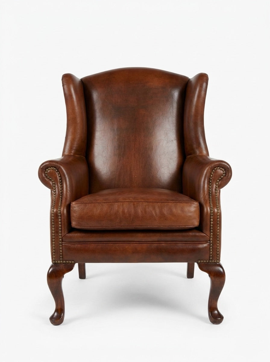 Vista principal de Bergere Reina Ana (Liso) – Muebles La Reina